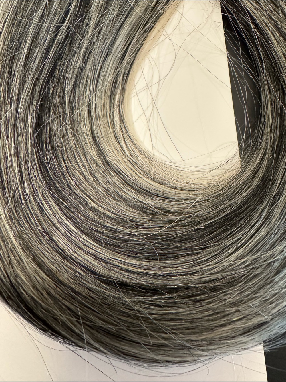 FlatWeft  Premium Hair Extensions Color 1P/60 Dark /Platinum Blonde 22"